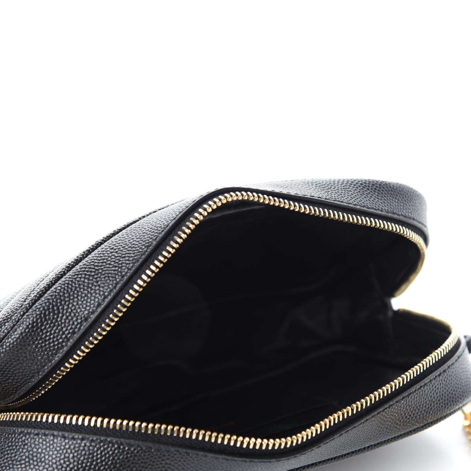 Saint Laurent Grain De Poudre Matelasse Monogram Mini Lou Camera Bag Black 5 of 11