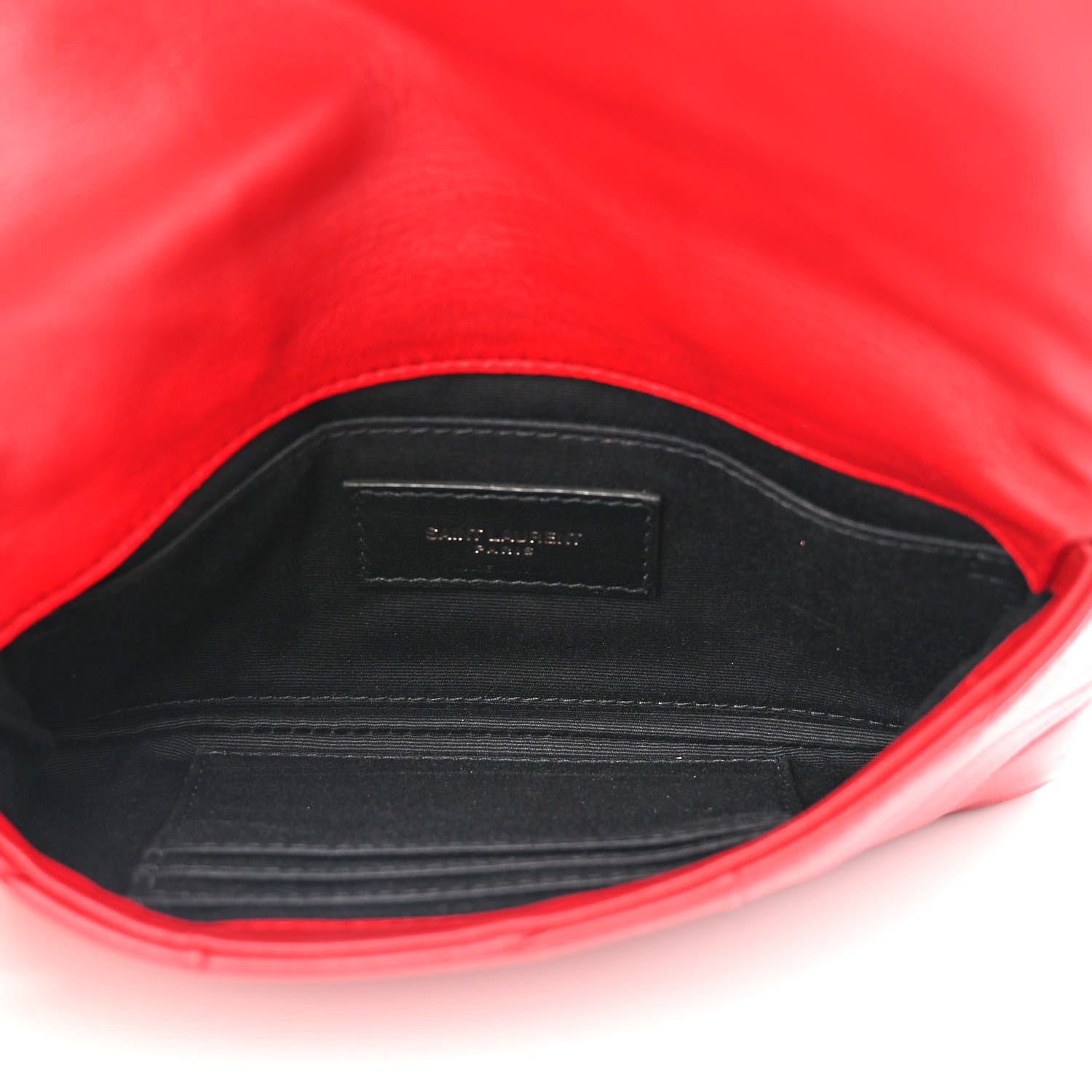 Saint Laurent Lambskin Patchwork Monogram Small Jamie Red 5 of 10
