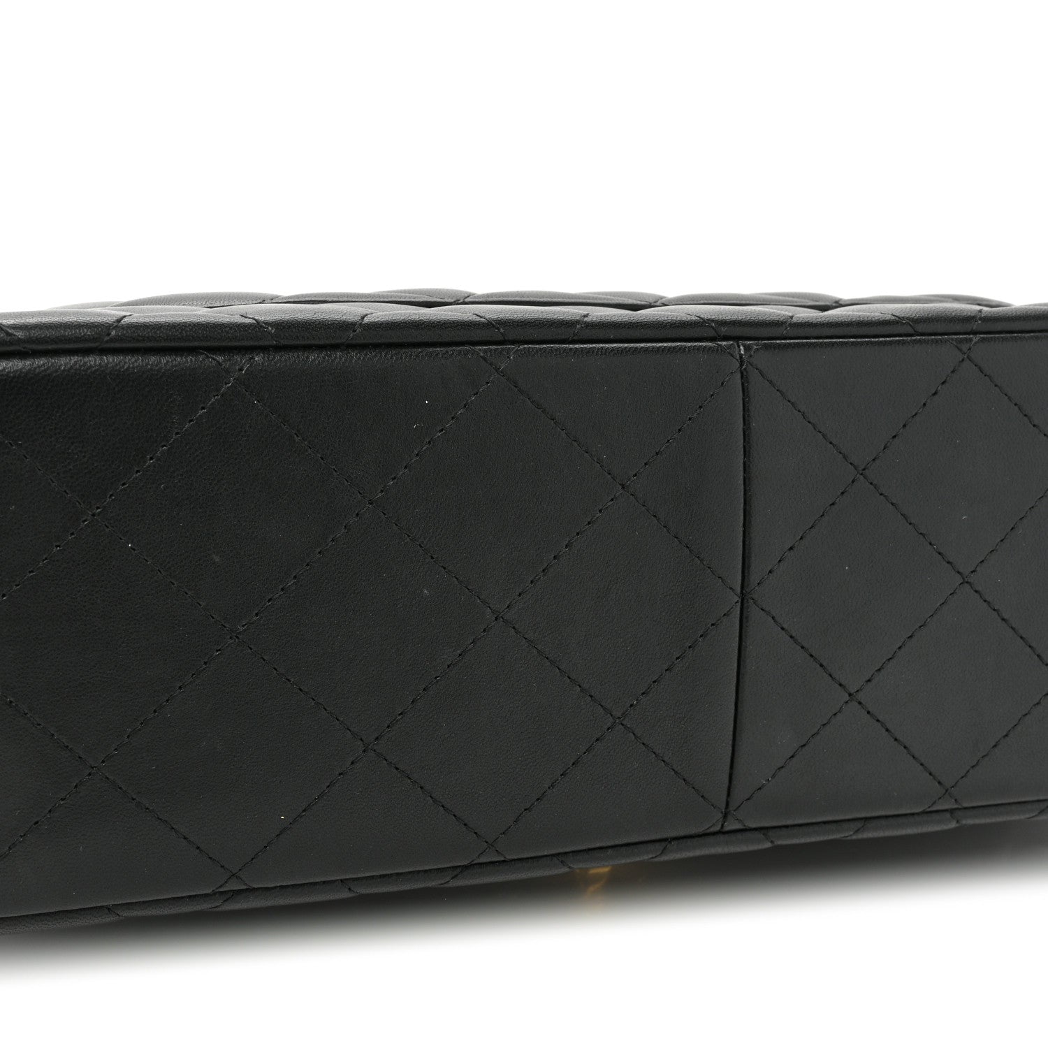 Chanel Lambskin Quilted Jumbo Double Flap Black 20 of 21