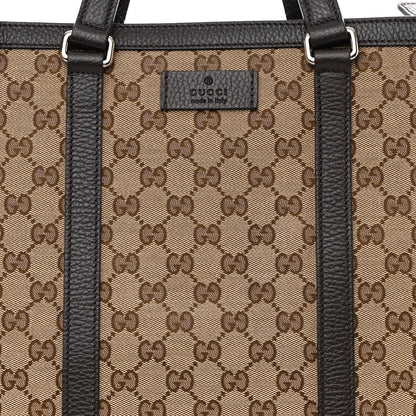Gucci GG Monogram Large Joy Tote Bag Dark Brown 10 of 15