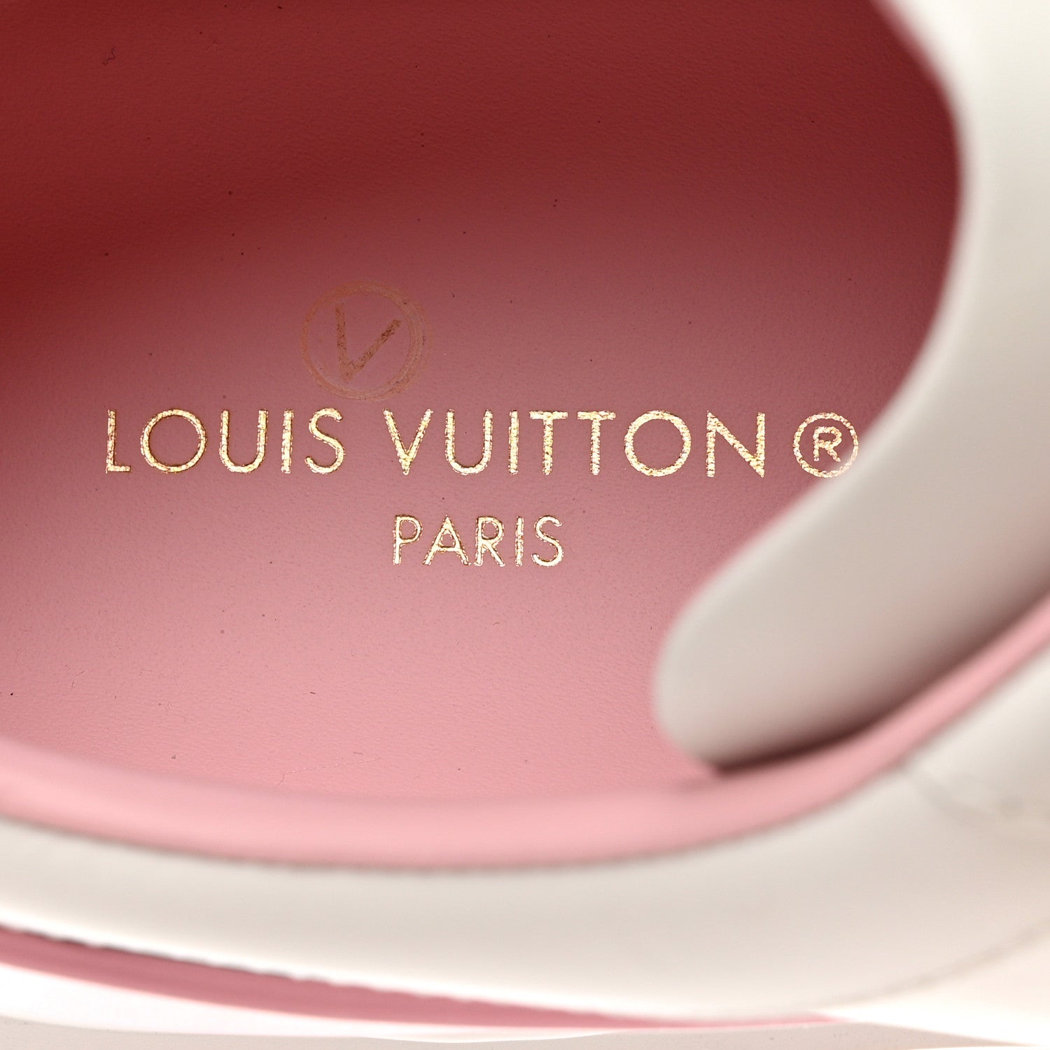 Louis Vuitton Calfskin Time Out Bow Sneakers 40 White Pink 6 of 8