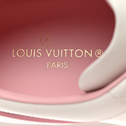 Louis Vuitton Calfskin Time Out Bow Sneakers 40 White Pink 6 of 8