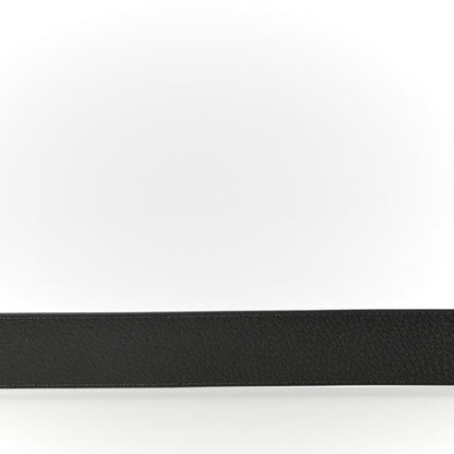 Gucci Textured Dollar Calfskin Nickel Double G 40mm Belt 90 36 Black 7 of 7