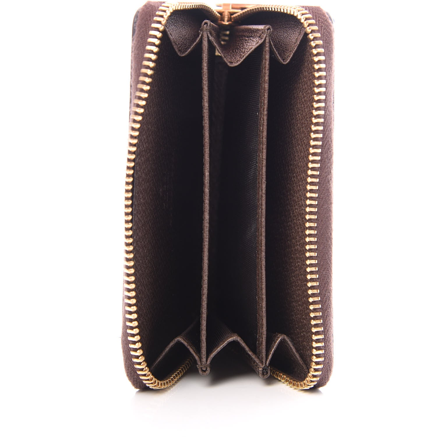 Gucci GG Supreme Monogram Bengal Zip Around Card Case Wallet Beige Pink 5 of 6