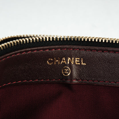 Chanel Lambskin Quilted Small Clutch With Chain Black 6 of 8
