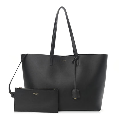 Saint Laurent Calfskin Large Shopping Tote Black 1 of 15