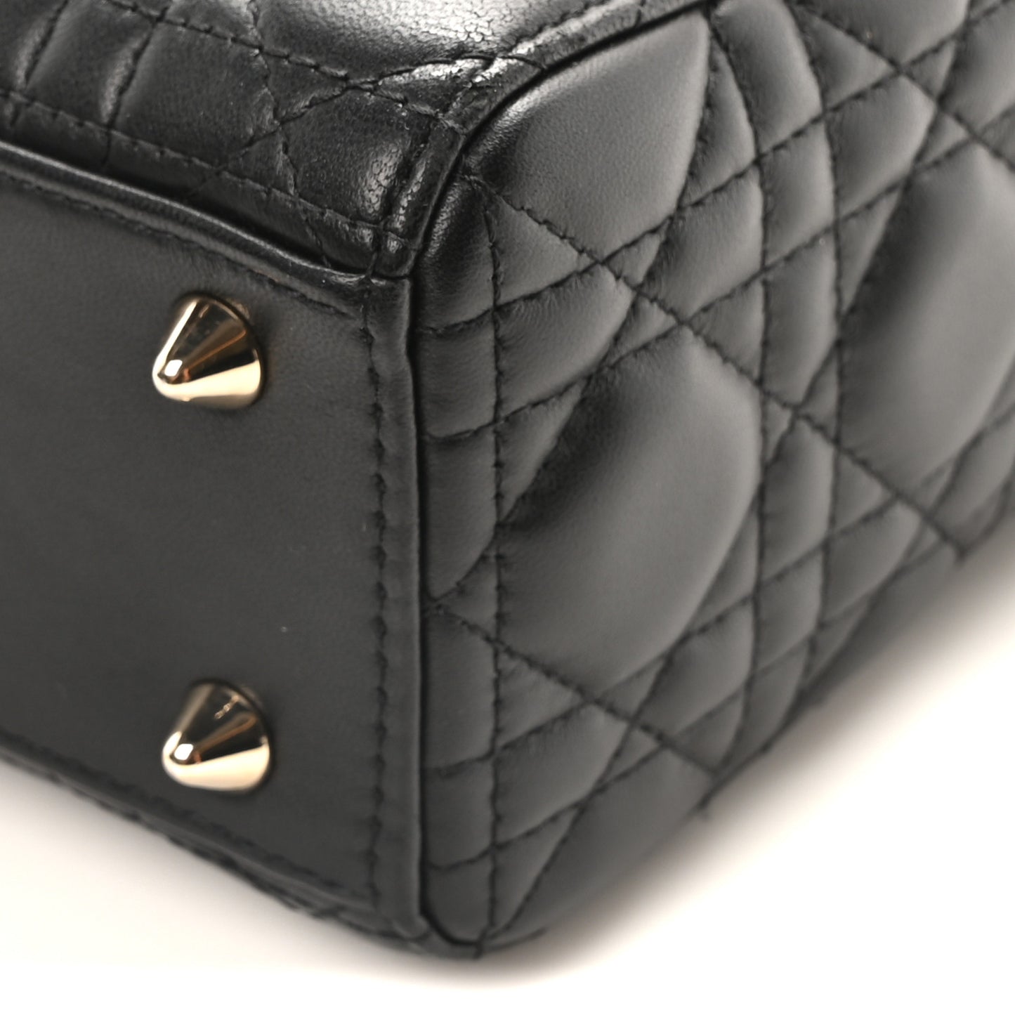 Lambskin Cannage Small My ABCDior Lady Dior Black