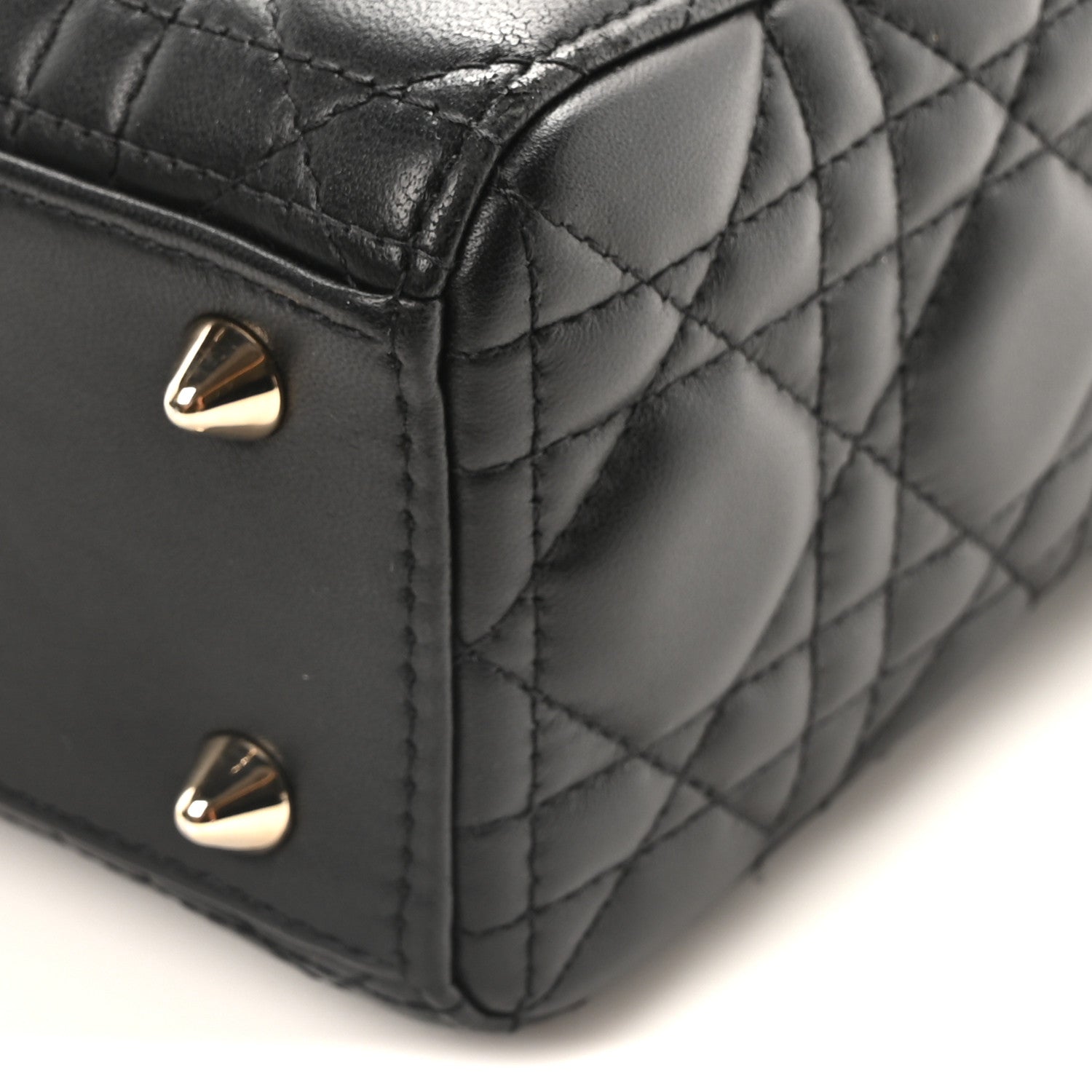 Christian Dior Lambskin Cannage Small My ABCDior Lady Dior Black 10 of 10