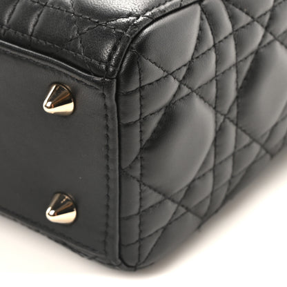 Christian Dior Lambskin Cannage Small My ABCDior Lady Dior Black 10 of 10