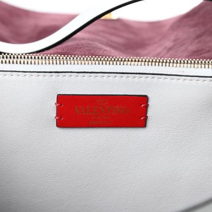 Valentino Garavani Calfskin The Rope Crossbody Bag White 6 of 9