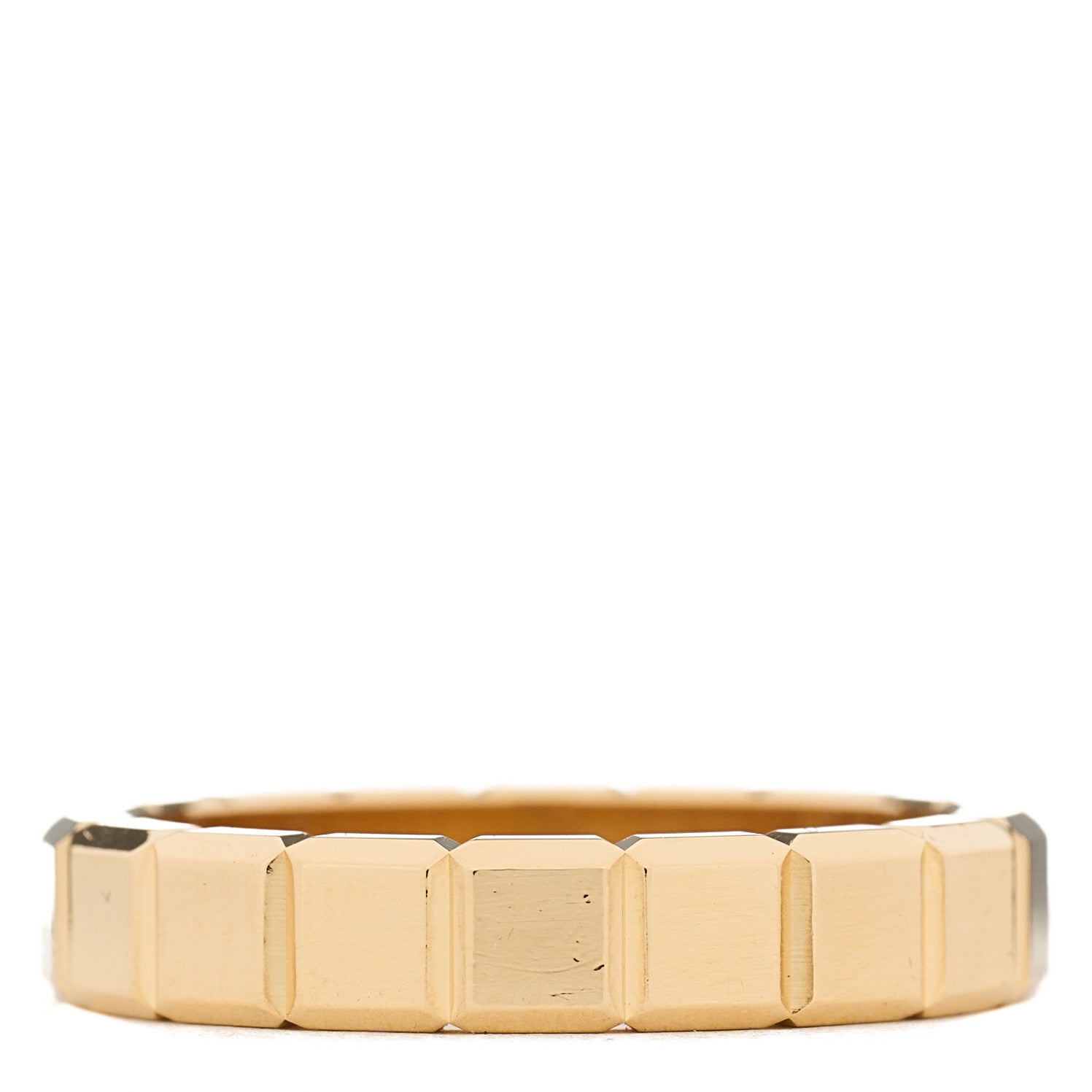 Chopard 18K Yellow Gold Ice Cube Band Ring 54 7 3 of 6