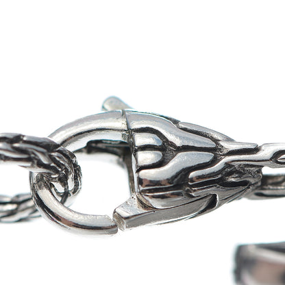 John Hardy Sterling Silver Classic Chain Bib Necklace 3 of 4