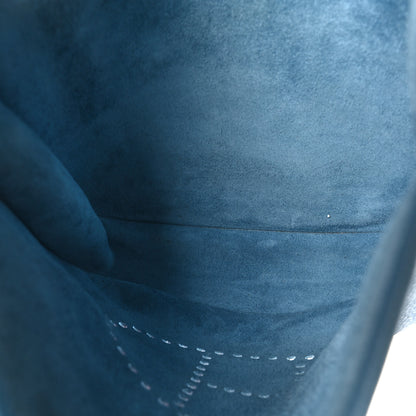 Hermes Taurillon Clemence Evelyne III GM Blue Jean 5 of 10