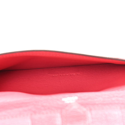 Hermes Chevre Mysore Bearn Gusset Wallet Rose Azalee 6 of 16