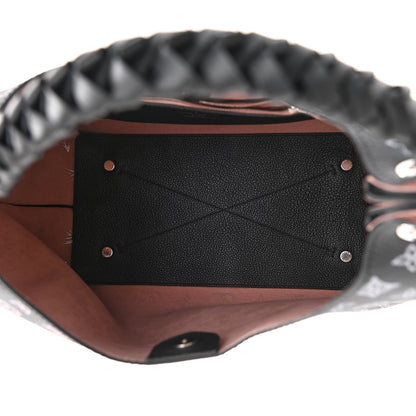 Louis Vuitton Mahina Carmel Hobo PM Black 5 of 9
