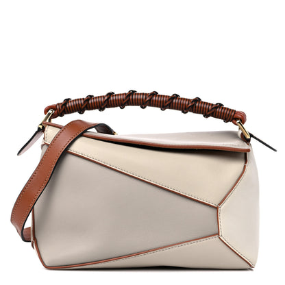 Loewe Calfskin Small Puzzle Edge Bag Ghost Soft White 1 of 10
