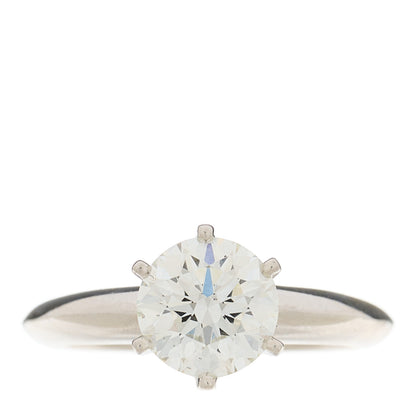 Tiffany Platinum Diamond 1.39ct Solitaire Engagement Ring 48 4.5 1 of 7