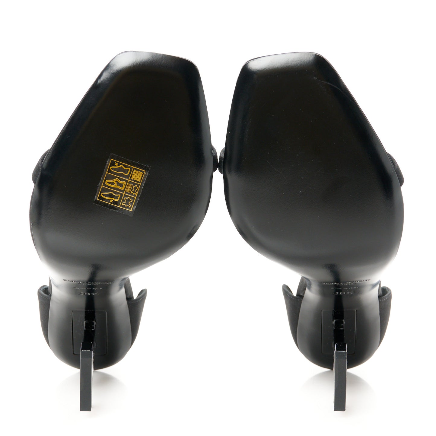 Crepe De Chine Opyum 110 Sandals 38.5 Black
