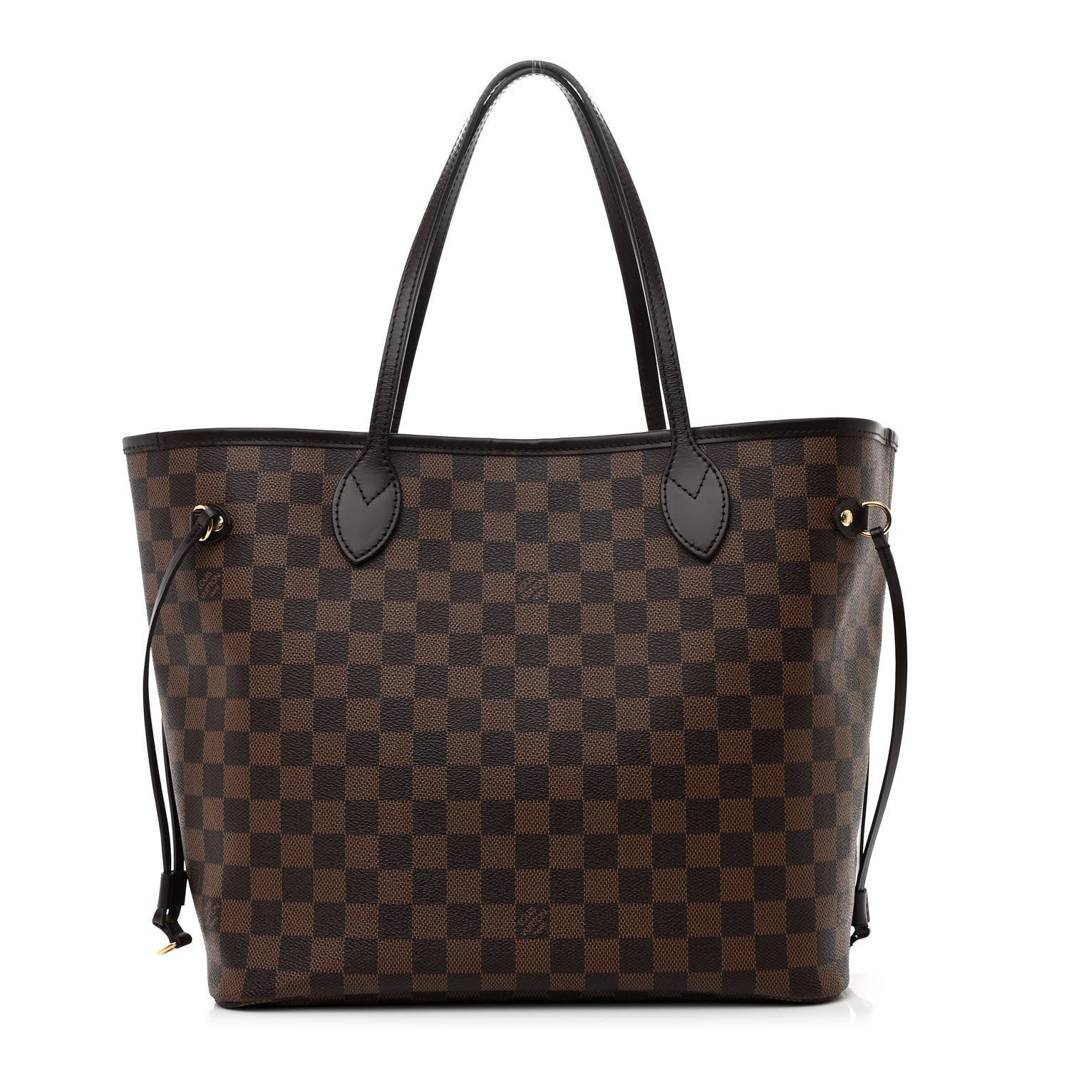 Louis Vuitton Damier Ebene Neo Neverfull MM Rose Ballerine 1 of 10