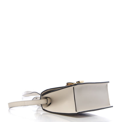 Gucci Calfskin Mini Sylvie Top Handle Bag White 3 of 9