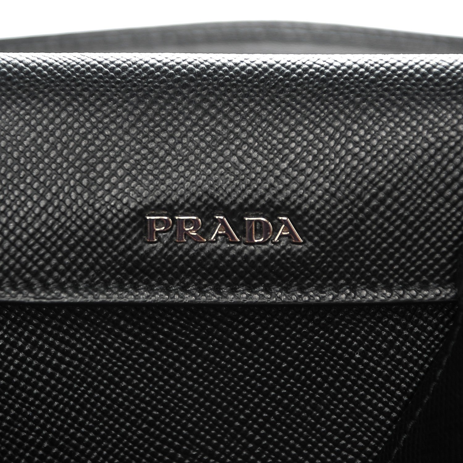 Prada Saffiano Cuir Convertible Top Handle Tote Nero Black 6 of 7