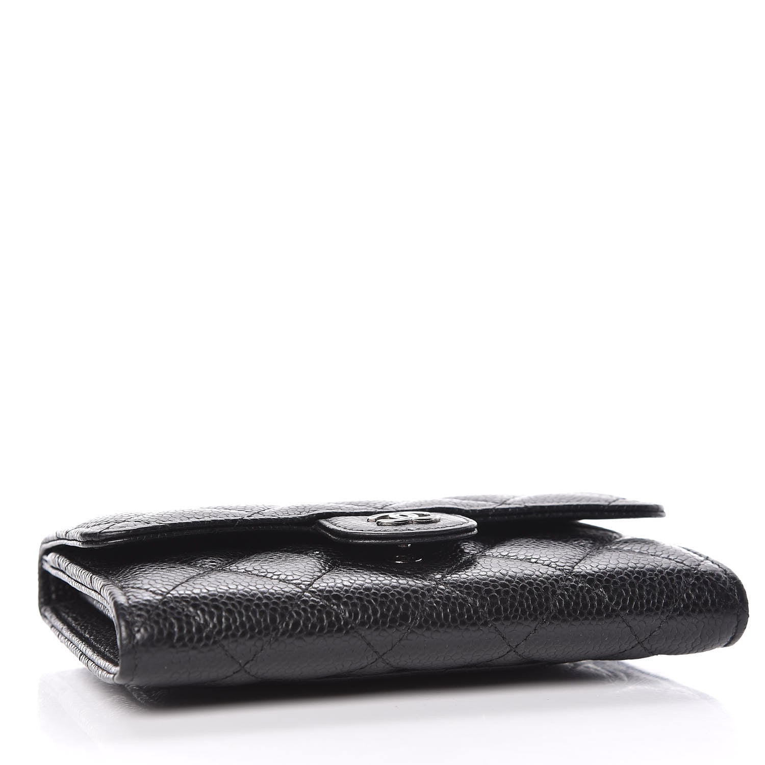 Chanel Caviar Quilted Small Flap Wallet Black 4 of 13