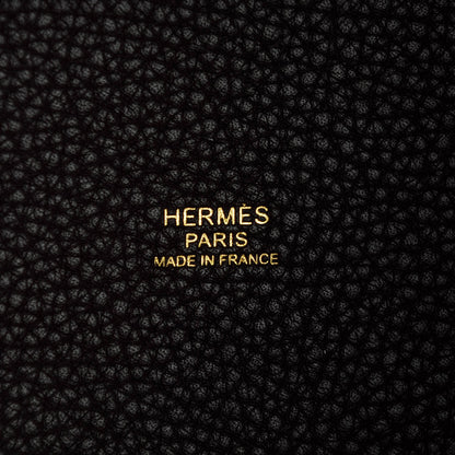 Hermes Taurillon Clemence Swift Eclat Picotin Lock 18 PM Prune Orange Poppy 6 of 9