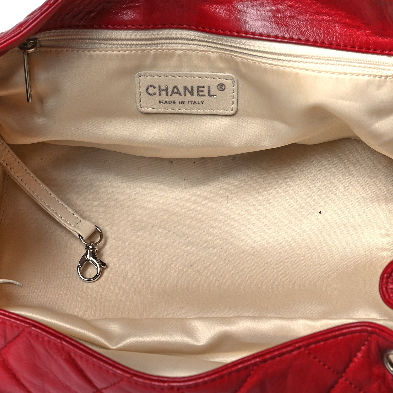 Chanel Lambskin Quilted East West Accordion Flap Light Bordeaux 5 of 15