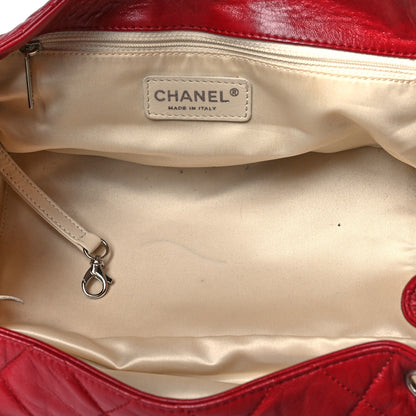 Chanel Lambskin Quilted East West Accordion Flap Light Bordeaux 5 of 15