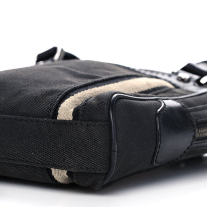 Gucci Canvas Calfskin Messenger Bag Navy 11 of 13