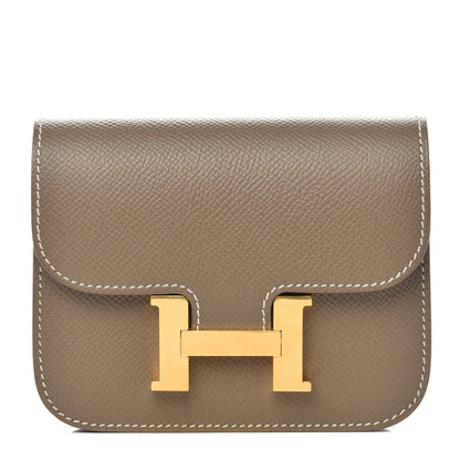 Hermes Epsom Constance Slim Wallet Etoupe 1 of 7