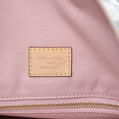 Louis Vuitton Damier Azur Graceful MM Rose Ballerine 6 of 18
