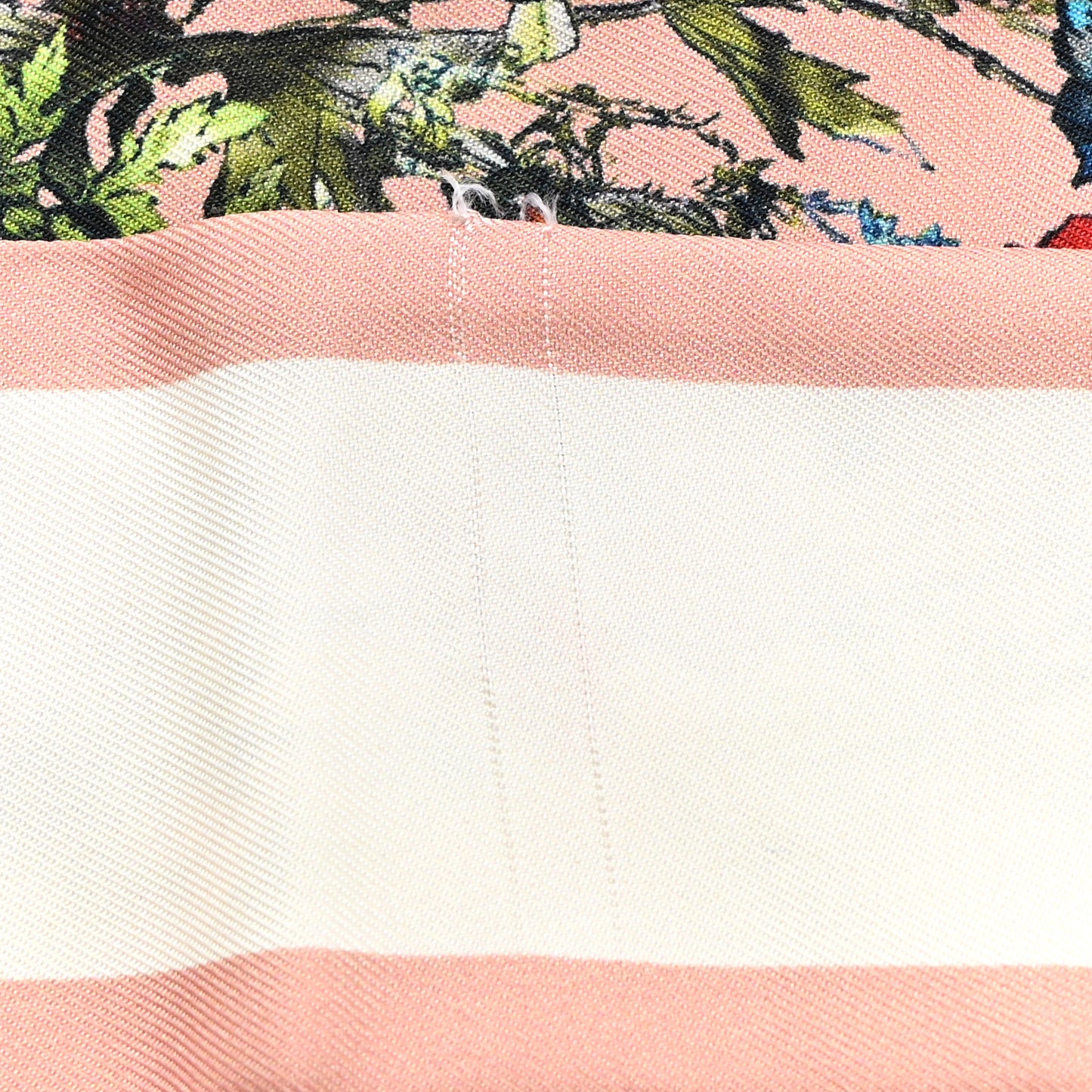 Silk Twill D-Millefiori Mitzah Scarf Pink Multicolor