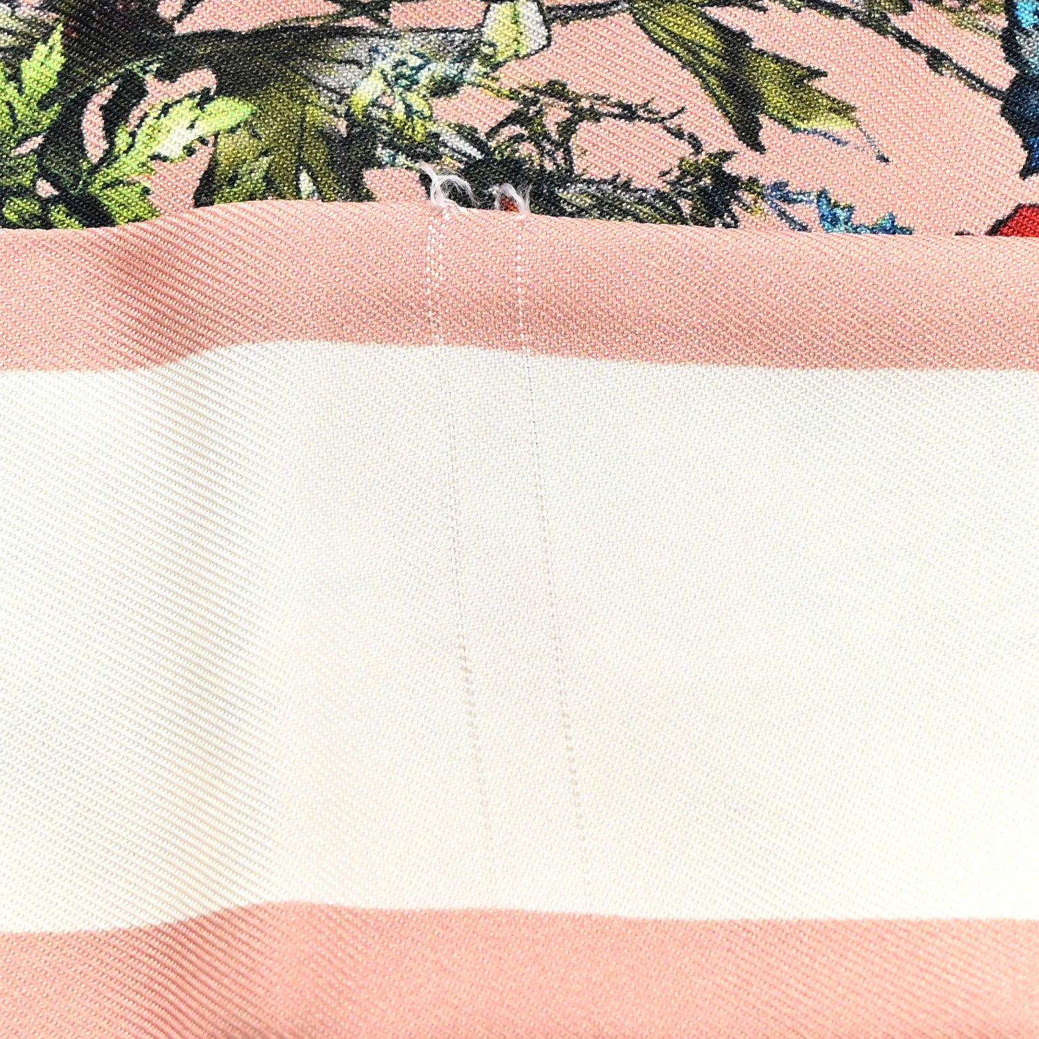 Christian Dior Silk Twill D-Millefiori Mitzah Scarf Pink Multicolor 4 of 5