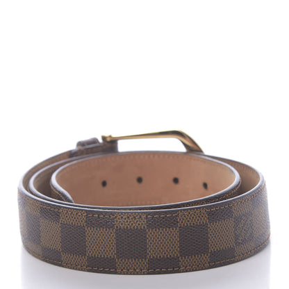 Louis Vuitton Damier Ebene Riveted Belt 85 34 2 of 7