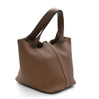 Hermes Taurillon Clemence Picotin Lock 22 MM Alezan 3 of 11