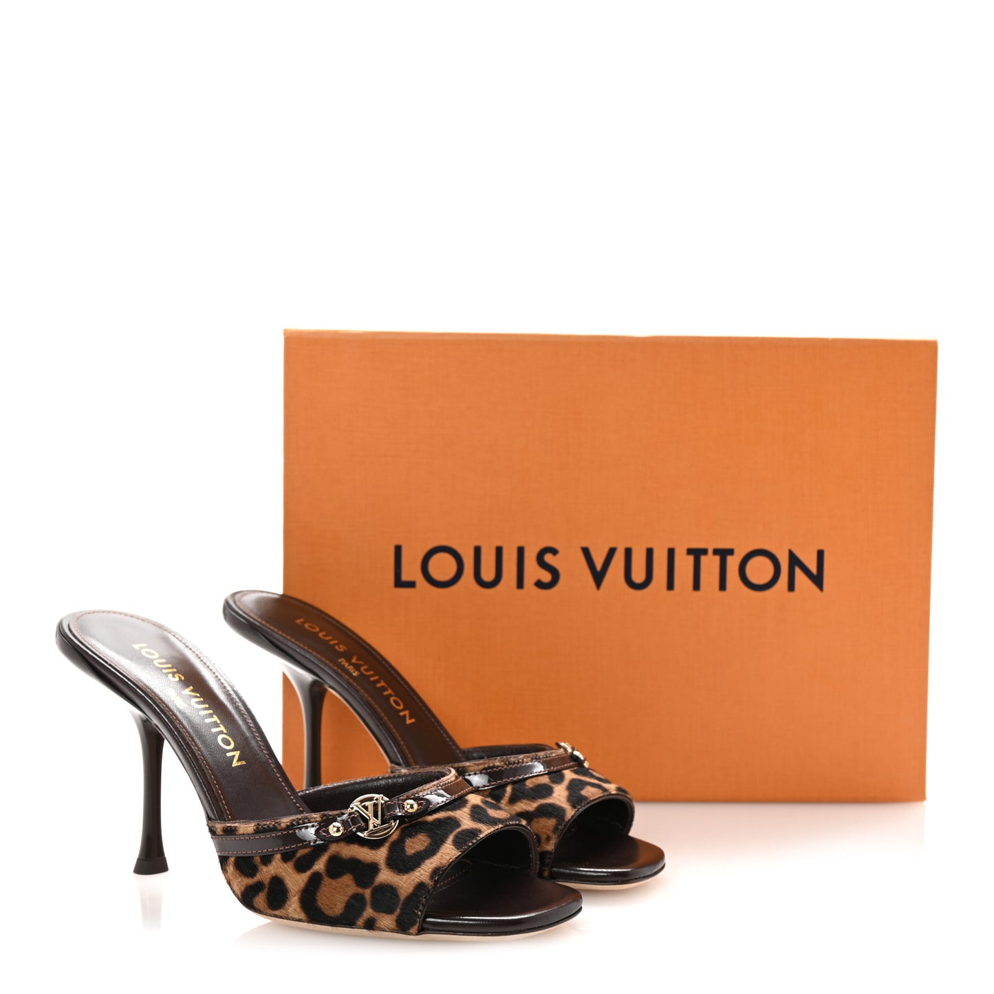 Calf Hair 6AM Mules 38 Leopard