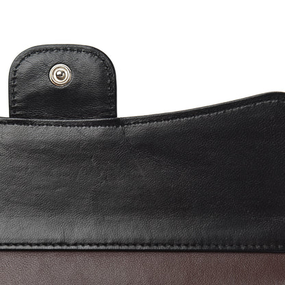 Chanel Lambskin Quilted Large Flap Wallet Black 11 of 13