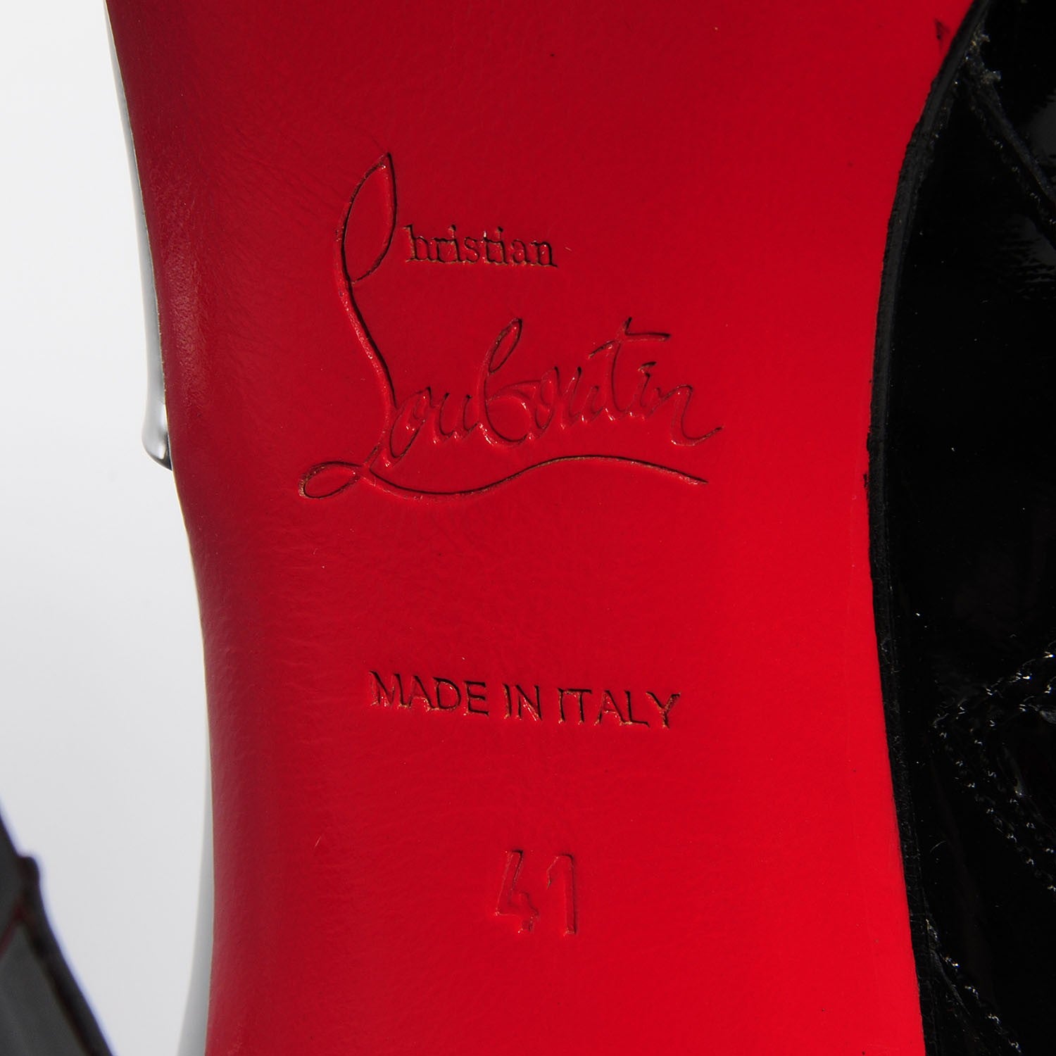 Christian Louboutin Patent Robot 120 Ankle Boots 41 Black 6 of 6
