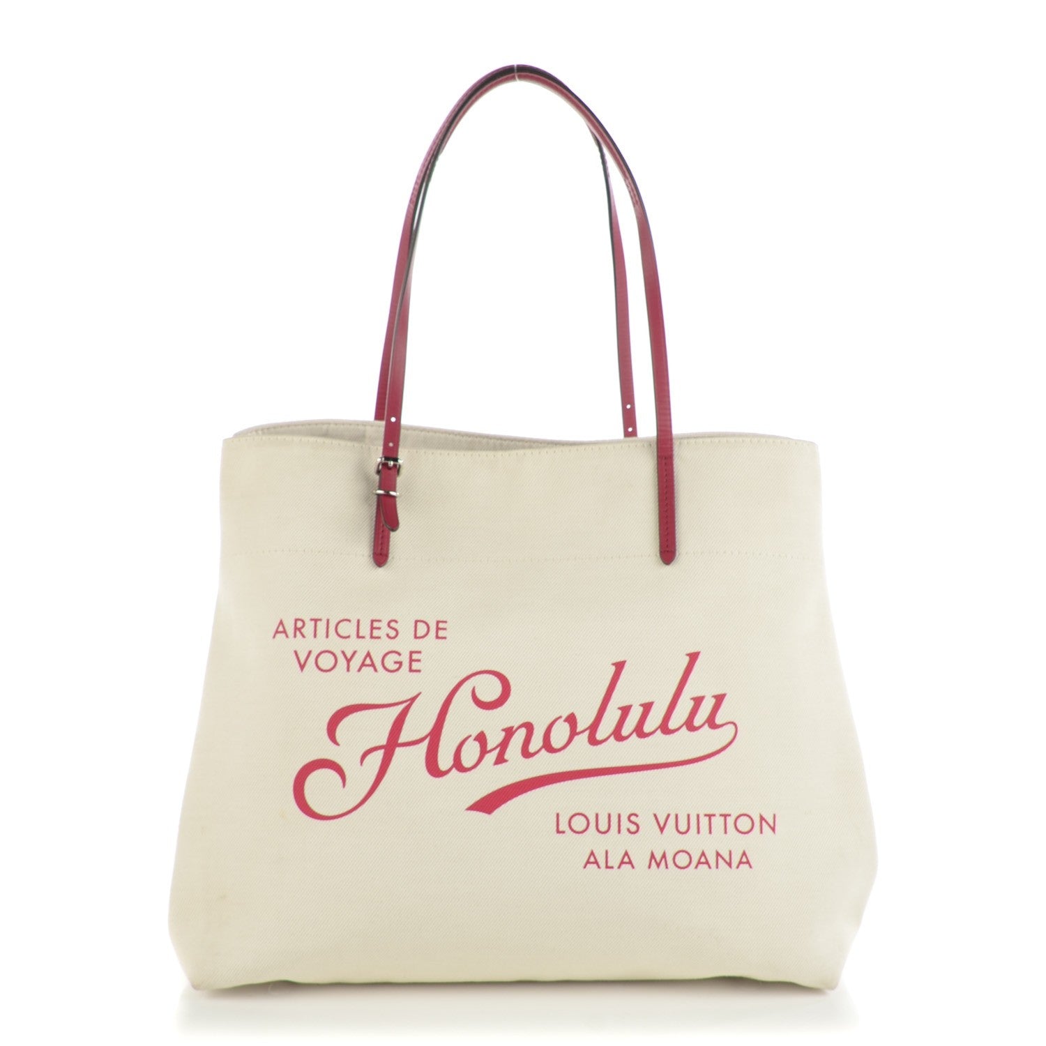Louis Vuitton Articles de Voyage Honolulu Cabas GM Fuchsia 1 of 7
