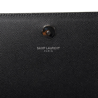 Saint Laurent Grain De Poudre Medium Classic Monogram Kate Satchel Black 9 of 10