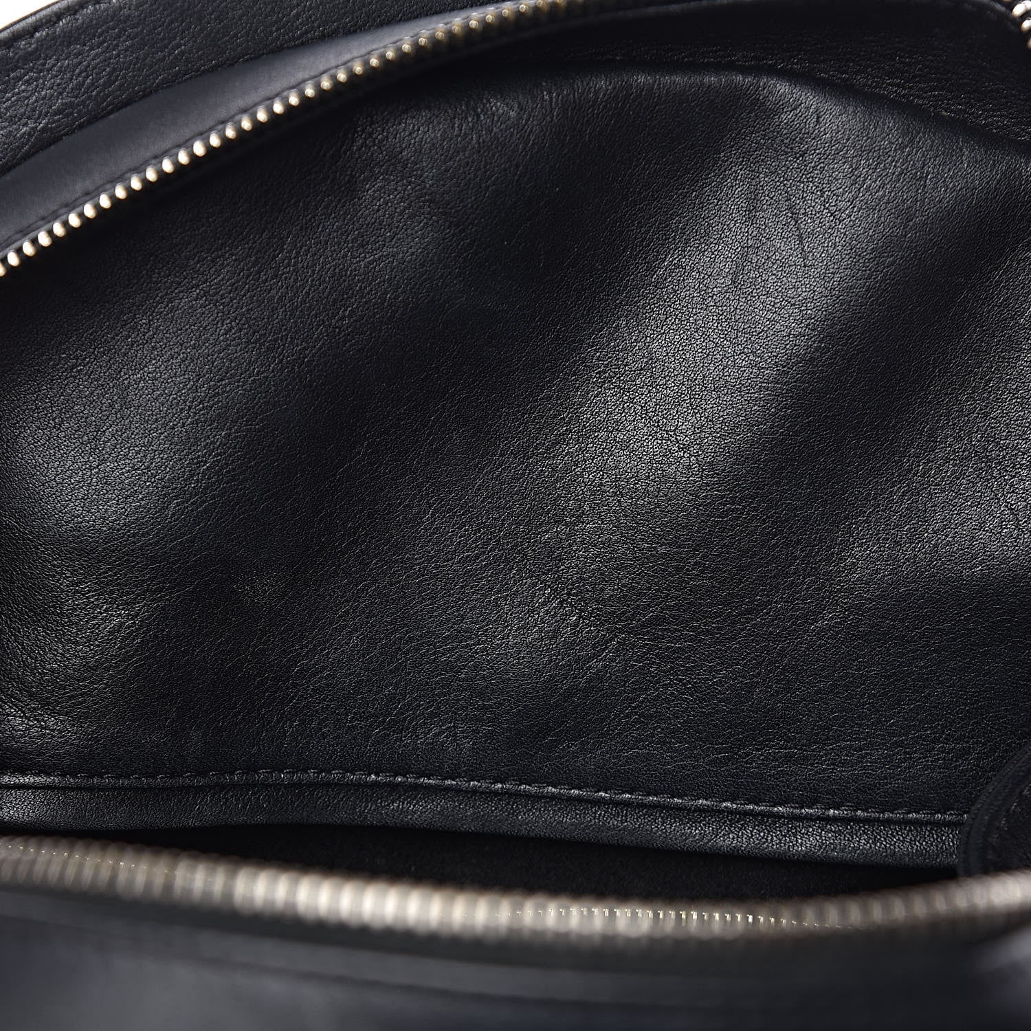 Versace Calfskin Medallion Tribute Bowling Bag Black 7 of 19