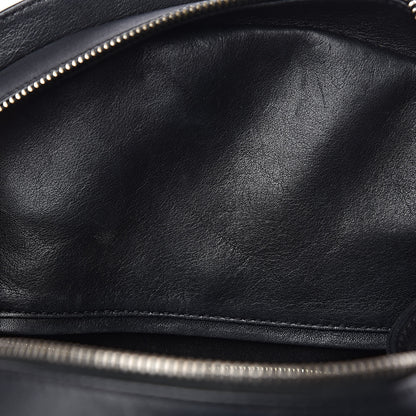 Versace Calfskin Medallion Tribute Bowling Bag Black 7 of 19