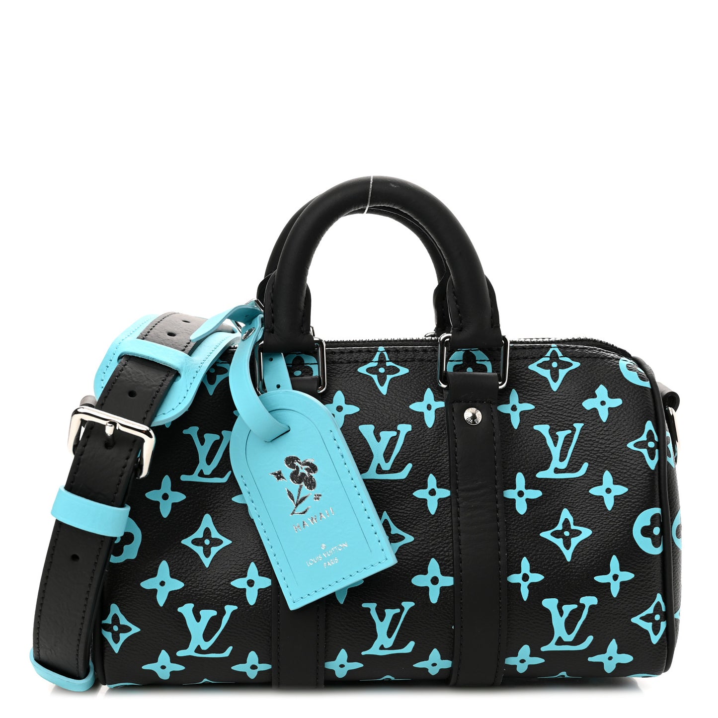 Monogram Playground Keepall Bandouliere 25 Black