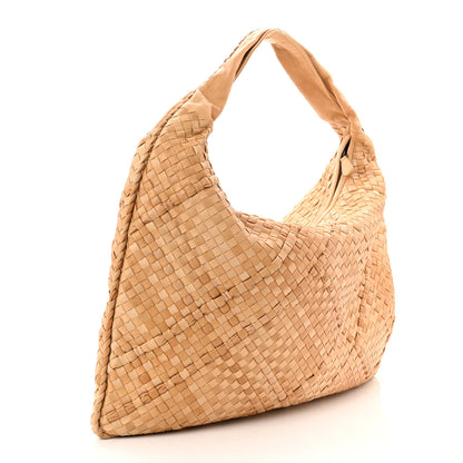 Bottega Veneta Nappa Intrecciato Maxi Nuvolato Veneta Hobo Paille 3 of 10