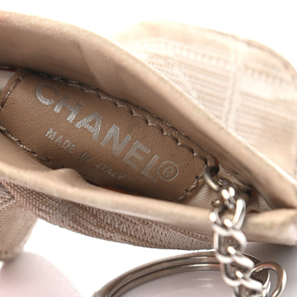 Chanel Nylon Travel Coin Pouch Beige 6 of 7