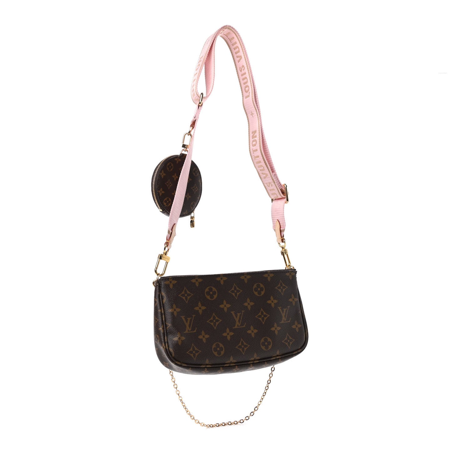 Monogram Multi Pochette Accessories Rose Clair