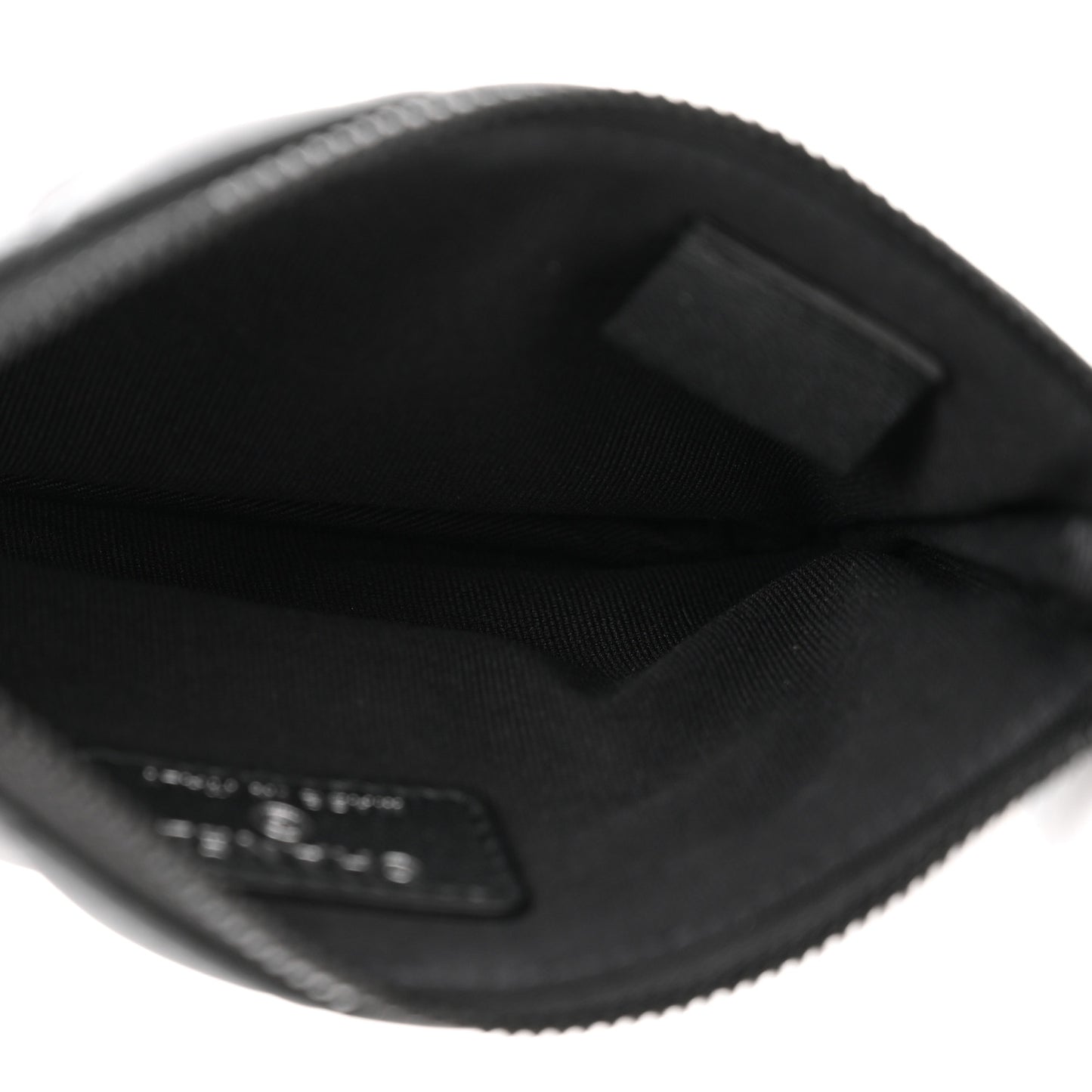 Iridescent Lambskin Quilted Cosmetic Case So Black
