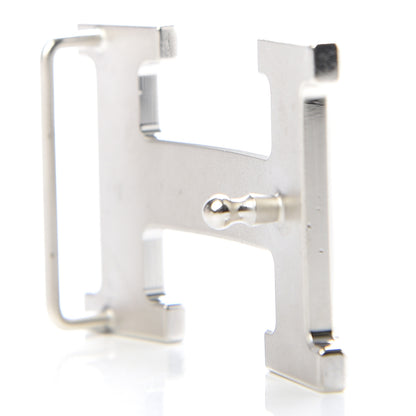 Hermes Polished Palladium 32mm H Belt Buckle Silver 3 of 4