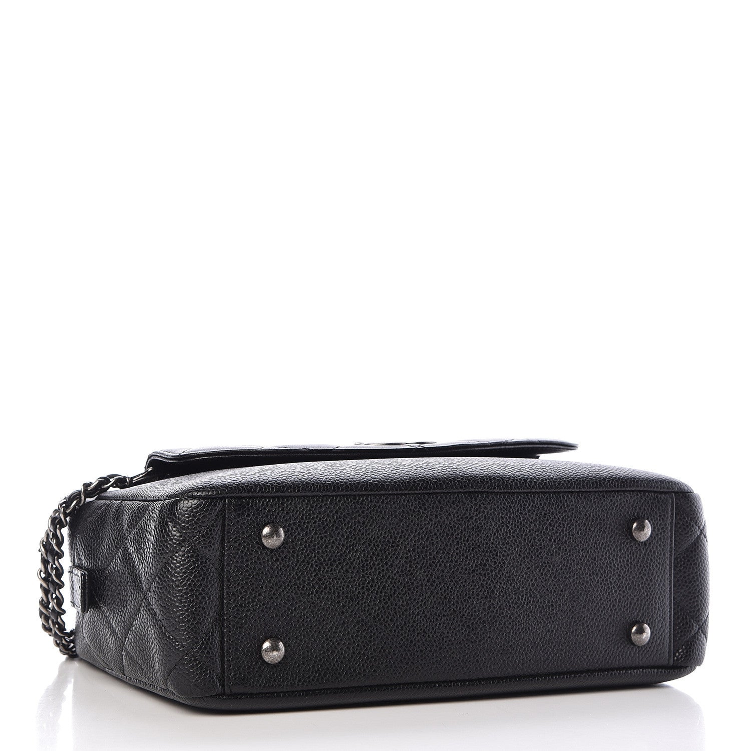 Chanel Caviar Lambskin Quilted Small Coco Break Camera Case Black 5 of 12